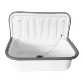 Atlantic uitgietbak Tevin wit