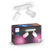 Philips Hue opbouwspot Fugato wit - wit en gekleurd licht 4.2W - 2 spots