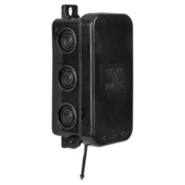 Kabeldoos met Doorsteektules Spatwaterdicht IP54 Zwart