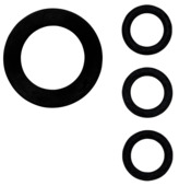 Gardena rubberringen set 1 inch