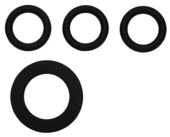 Gardena rubberringen set 3/4 inch