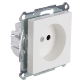 Schneider Merten System-M Enkel Stopcontact Polarwit