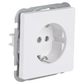 KARWEI Solis enkel wandcontactdoos wit