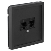 KARWEI Zenith wandcontactdoos UTP mat zwart