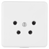 Q-Link telefoon contactdoos opbouw modulair 4 polig wit