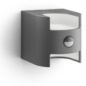 Philips wandlamp Grass antraciet met bewegingssensor