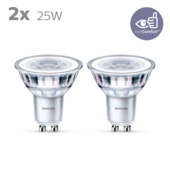 Philips LED spot GU10 25W 2 stuks niet dimbaar
