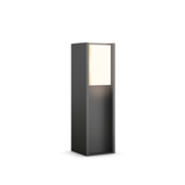 Philips Hue sokkellamp Turaco antraciet - warmwit licht 9W - laag