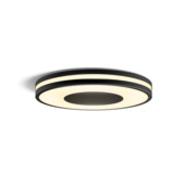 Philips Hue plafondlamp Being zwart  - wam tot koelwit licht 22.5W - met 1 dimmer switch