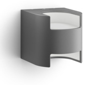 Philips wandlamp Grass antraciet