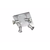 Philips quatroplaat Titan aluminium