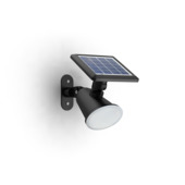 Philips solar wandlamp Jivix zwart