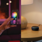Philips Hue badkamerplafondlamp Xamento wit - warm tot koelwit licht 52W - Ø 42 cm