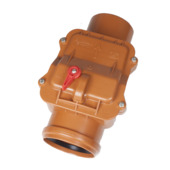 Pestan ontstoppingsstuk met keerklep en vergrendeling 110mm