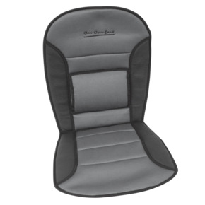 Carpoint Stoelkussen Comfort Zwart/Grijs