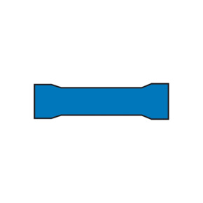 Carpoint Stootverbinder 546 Ø 4.5mm blauw blister 10 Stuks