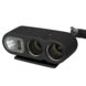 Carpoint 2-Weg stekkerdoos 2x12V 1xUSB LED Lamp 5A