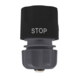 Slangkoppeling met waterstop voor slangen van 1/2'' inch (13mm).