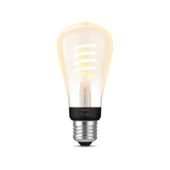 Philips Hue filament edisonlamp ST64 - warm tot koelwit licht 7W - E27