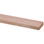 Schaaflat hardhout 12x44 mm, lengte 270 cm