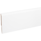 CANDO hoge plint kwartrond clip wit 1,2 x 12