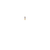 CANDO hoge plint kwartrond clip wit 1 x 5,6