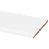 Wand-en plafondpaneel MDF gegrond ca. 13,5 cm breed, lengte 260 cm 5 stuks (ca. 1.75 m2)