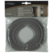 StoreMax Basic stofstrip kunststof grijs 275 cm