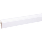 CANDO hoge plint kwartrond clip wit 1,9 x 5,8