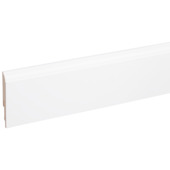 CANDO hoge plint kwartrond clip wit 1,2 x 8