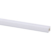 Glaslat hardhout 17x15 mm lengte 270 cm gegrond