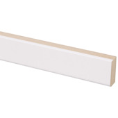 Vensterbanklat recht MDF wit gegrond 18x40 mm lengte 260 cm