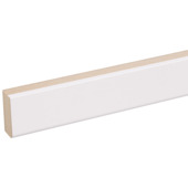 Vensterbanklat recht MDF wit gegrond 18x40 mm lengte 260 cm