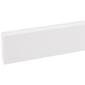 Hoge plint kwartrond wit 0,9 x 4,5