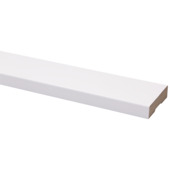 Deurlijst MDF wit folie carré 18x70 mm lengte 260 cm