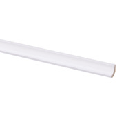 Hollat MDF zelfklevend 13x13 mm wit lengte 260 cm