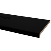 CanDo Vensterbank Radiatorbekleding Zwart MDF 160x30 cm