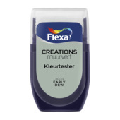 Flexa Creations muurverf kleurtester mat early dew 30 ml