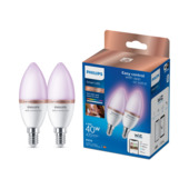 Philips smart LED kaarscolor  40W 2pack