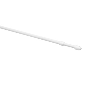 Vitragestang uitschuifbaar 9 mm wit 70-125 cm