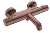 Atlantic thermostatische badkraan Colin koper 15 cm