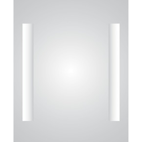 Plieger basic spiegel met verwarming en verlichting - 1 zijde - 60 x 80 cm