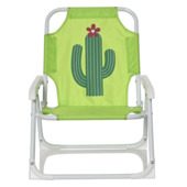 Outdoor kinderstoel groene cactusprint opvouwbaar