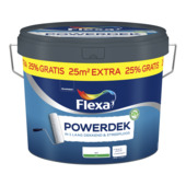 Flexa Powerdek muurverf mat wit 10 liter + 25% GRATIS