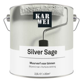 KARWEI muurverf silver sage mat 2,5 liter