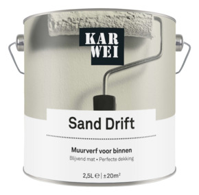 KARWEI muurverf sand drift mat 2,5 liter