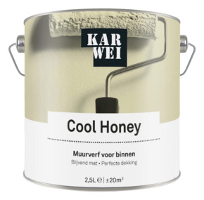 KARWEI muurverf Cool Honey mat 2,5 liter