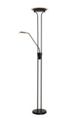 Lucide CHAMPION vloerlamp dimbaar zwart