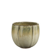 Bloempot Corsica crème keramiek 19 x 21 cm