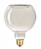 Led lichtbron globe 12,5cm E27 smoke 6W 2200LM 1900K dimbaar